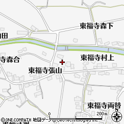 秋田県湯沢市駒形町東福寺張山29-3周辺の地図