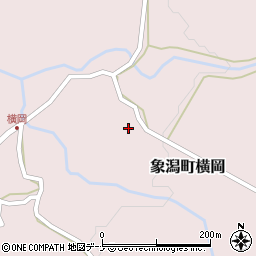 秋田県にかほ市象潟町横岡中谷地59周辺の地図