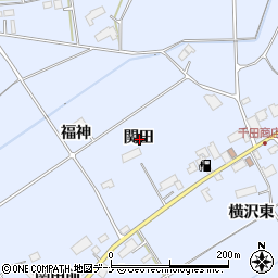 岩手県胆沢郡金ケ崎町永沢関田周辺の地図