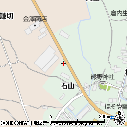 秋田県湯沢市倉内石山20周辺の地図