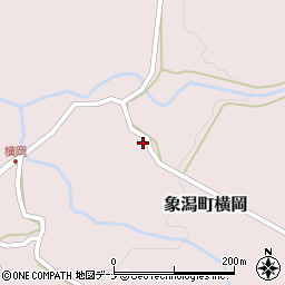 秋田県にかほ市象潟町横岡中谷地58周辺の地図