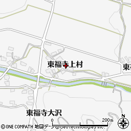 秋田県湯沢市駒形町東福寺上村周辺の地図