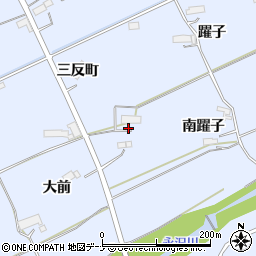 岩手県胆沢郡金ケ崎町永沢躍子本屋敷周辺の地図