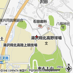 秋田県湯沢市杉沢新所林長根8周辺の地図