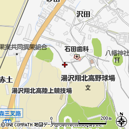 秋田県湯沢市杉沢新所林長根5周辺の地図