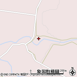 秋田県にかほ市象潟町横岡（堂ノ前）周辺の地図