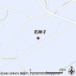 岩手県奥州市江刺藤里若神子周辺の地図