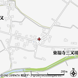 秋田県湯沢市駒形町三又51周辺の地図