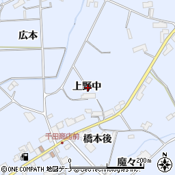 岩手県胆沢郡金ケ崎町永沢上野中周辺の地図
