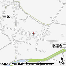 秋田県湯沢市駒形町三又54周辺の地図