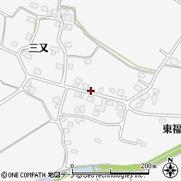 秋田県湯沢市駒形町三又57周辺の地図