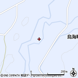 秋田県由利本荘市鳥海町上川内外山101周辺の地図