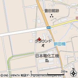 餅田振興会館周辺の地図