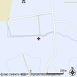 秋田県由利本荘市鳥海町上川内山根23周辺の地図