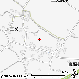 秋田県湯沢市駒形町三又56周辺の地図