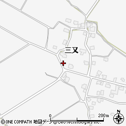 秋田県湯沢市駒形町三又80周辺の地図