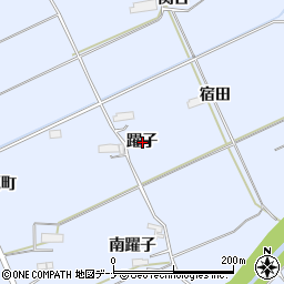 岩手県胆沢郡金ケ崎町永沢躍子周辺の地図
