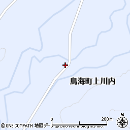 秋田県由利本荘市鳥海町上川内外山115周辺の地図