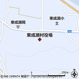 東成瀬村役場　民生課周辺の地図
