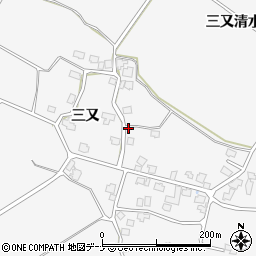 秋田県湯沢市駒形町三又62周辺の地図