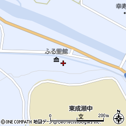東成瀬村役場　ふる里館周辺の地図