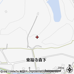 秋田県湯沢市駒形町東福寺新山森周辺の地図