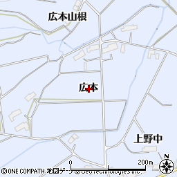 岩手県胆沢郡金ケ崎町永沢広本周辺の地図