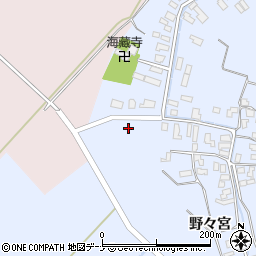 秋田県雄勝郡羽後町貝沢貝沢52周辺の地図