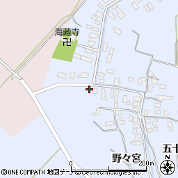 秋田県雄勝郡羽後町貝沢貝沢55周辺の地図