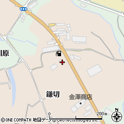 秋田県湯沢市深堀鎌切63周辺の地図