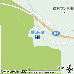 道の駅種山ケ原周辺の地図