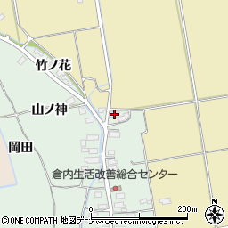 秋田県湯沢市倉内菖蒲田12周辺の地図