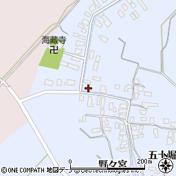 秋田県雄勝郡羽後町貝沢貝沢85周辺の地図