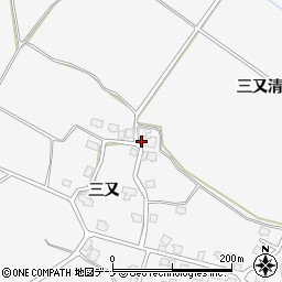 秋田県湯沢市駒形町三又69周辺の地図
