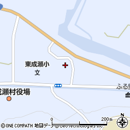 秋田県雄勝郡東成瀬村田子内上野周辺の地図