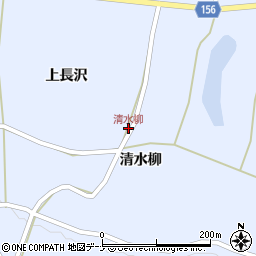 清水柳周辺の地図