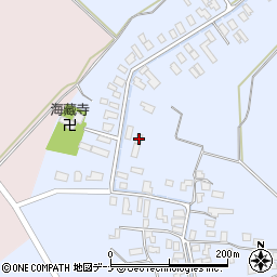 秋田県雄勝郡羽後町貝沢貝沢87周辺の地図