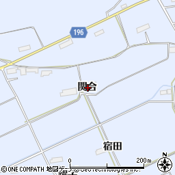 岩手県胆沢郡金ケ崎町永沢関合周辺の地図