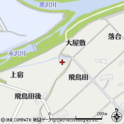 岩手県胆沢郡金ケ崎町永栄大屋敷周辺の地図