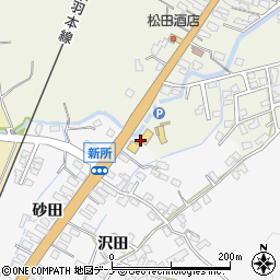 秋田三菱湯沢店周辺の地図