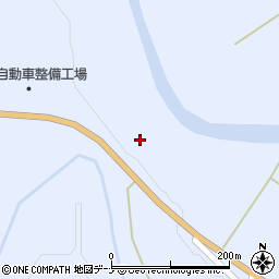秋田県由利本荘市鳥海町上川内大平周辺の地図