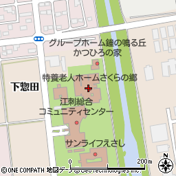 桜つつみ　デイサービスセンター・高齢者生活福祉センター周辺の地図