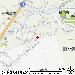 秋田県湯沢市杉沢野々沢50-4周辺の地図