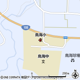 秋田県由利本荘市鳥海町上川内西野15周辺の地図