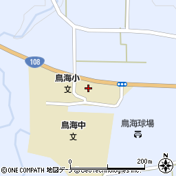 秋田県由利本荘市鳥海町上川内西野31周辺の地図
