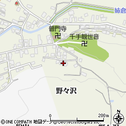 秋田県湯沢市杉沢野々沢63-15周辺の地図