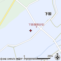岩手県金ケ崎町（胆沢郡）永沢（下原後）周辺の地図