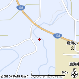 秋田県由利本荘市鳥海町上川内堰ノ下66周辺の地図