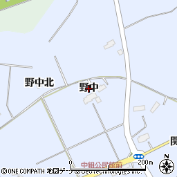 岩手県金ケ崎町（胆沢郡）永沢（野中）周辺の地図