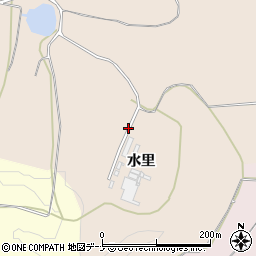 秋田県雄勝郡羽後町大戸水里周辺の地図
